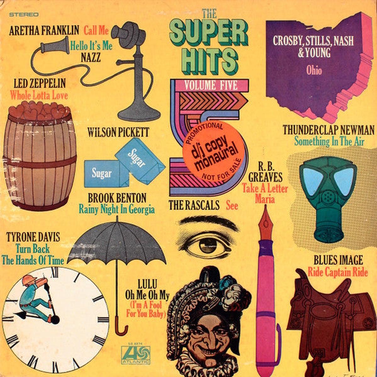 Various The Super Hits Volume 5 LP