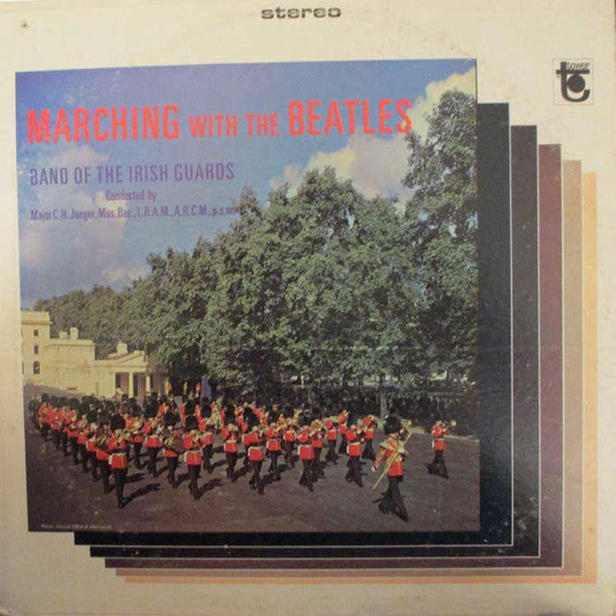 Band Of The Irish Guards  Marching With The Beatles LP