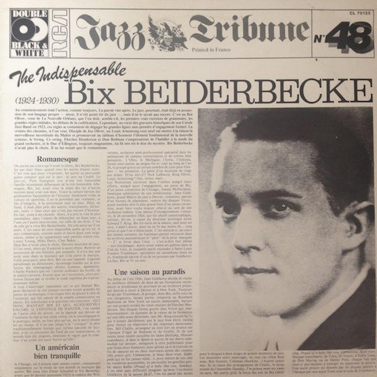 Bix Beiderbecke  The Indispensible Bix Beiderbecke 1924-1930 2LP