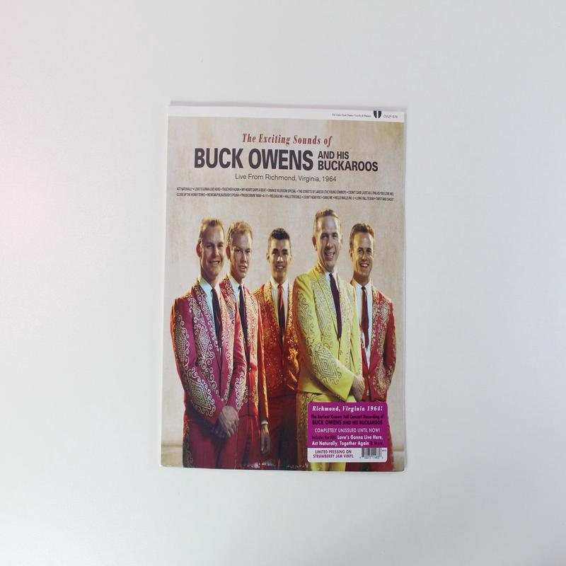 Buck Owens And His Buckaroos - Live From Richmond, Virginia, 1964 on Omnivore Recordings - Sealed