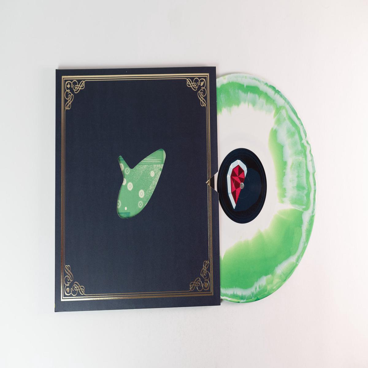 The Slovak National Symphony Orchestra - Hero Of Time (Music From The Legend Of Zelda Ocarina Of Time) on Materia Collective GreenPurple With White Merge Reissue