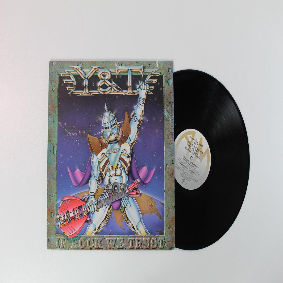 Y T - In Rock We Trust on AM Records