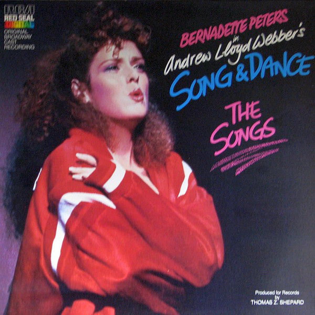 Bernadette Peters Song & Dance -1985 Stage & Screen Musical (vinyl)