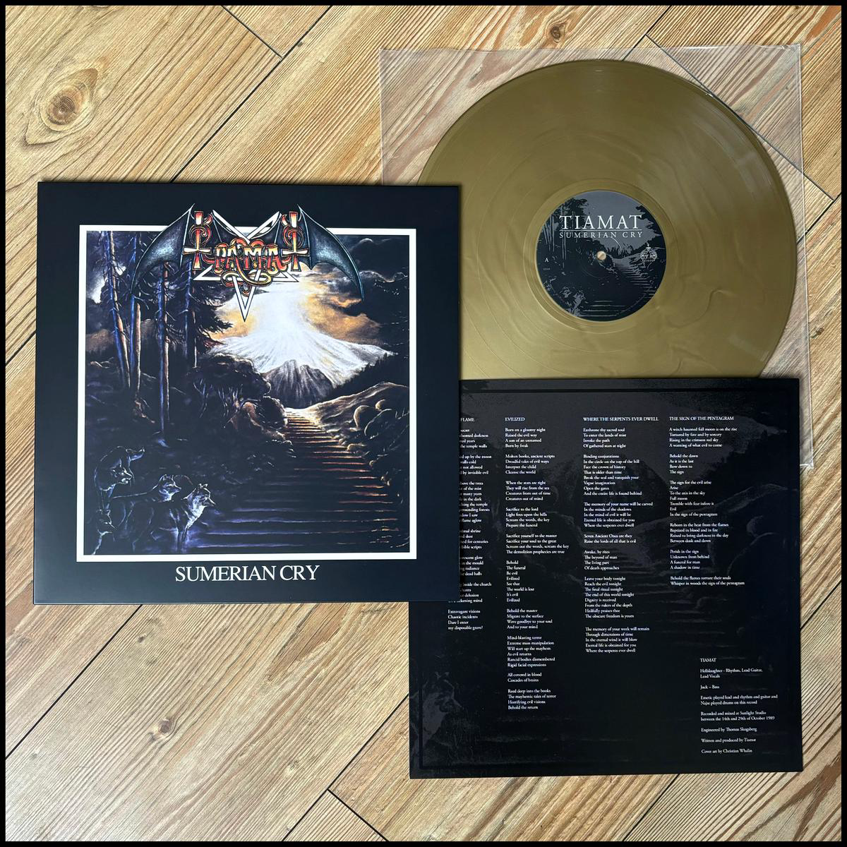 TIAMAT: Sumerian Cry LP (1990 classic on gold vinyl, limited) *new*