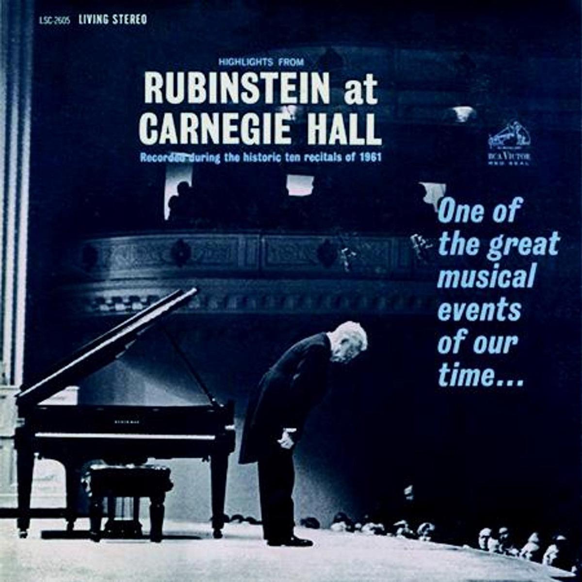 Arthur Rubinstein - Highlights From Rubinstein at Carnegie Hal (Analogue Pressing) (Arrives in 30 days)