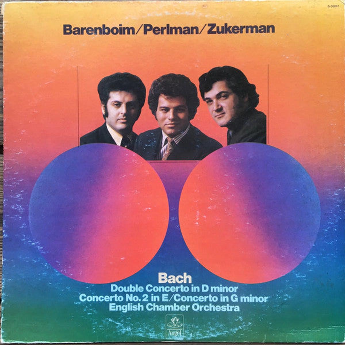 Bach* - Barenboim* / Perlman* / Zukerman* / English Chamber Orchestra  Double Concerto In D Minor, Violin Concerto No.2 In E, Violin Concerto In G Minor - Classical Style:Baroque (Vinyl)