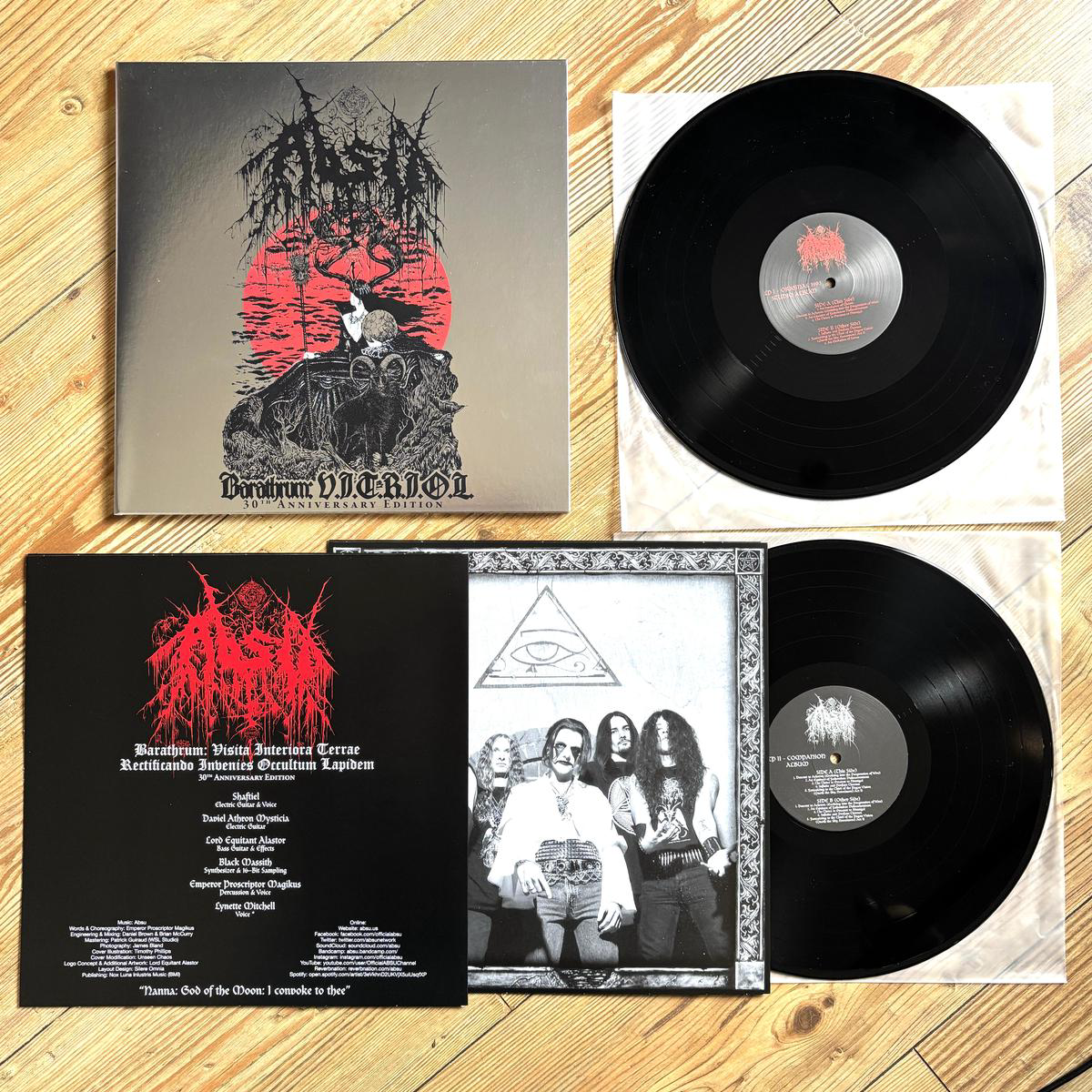 ABSU: Barathrum: V.I.T.R.I.O.L. double LP (30th anniversary deluxe edition inc. 2x black vinyl, gatefold, poster, remastered) *new*