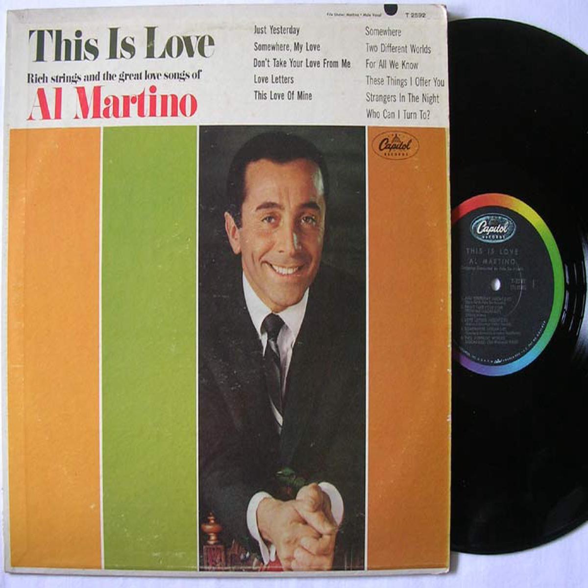 Al Martino This Is Love -1966 Jazz pop Vocal (vinyl)