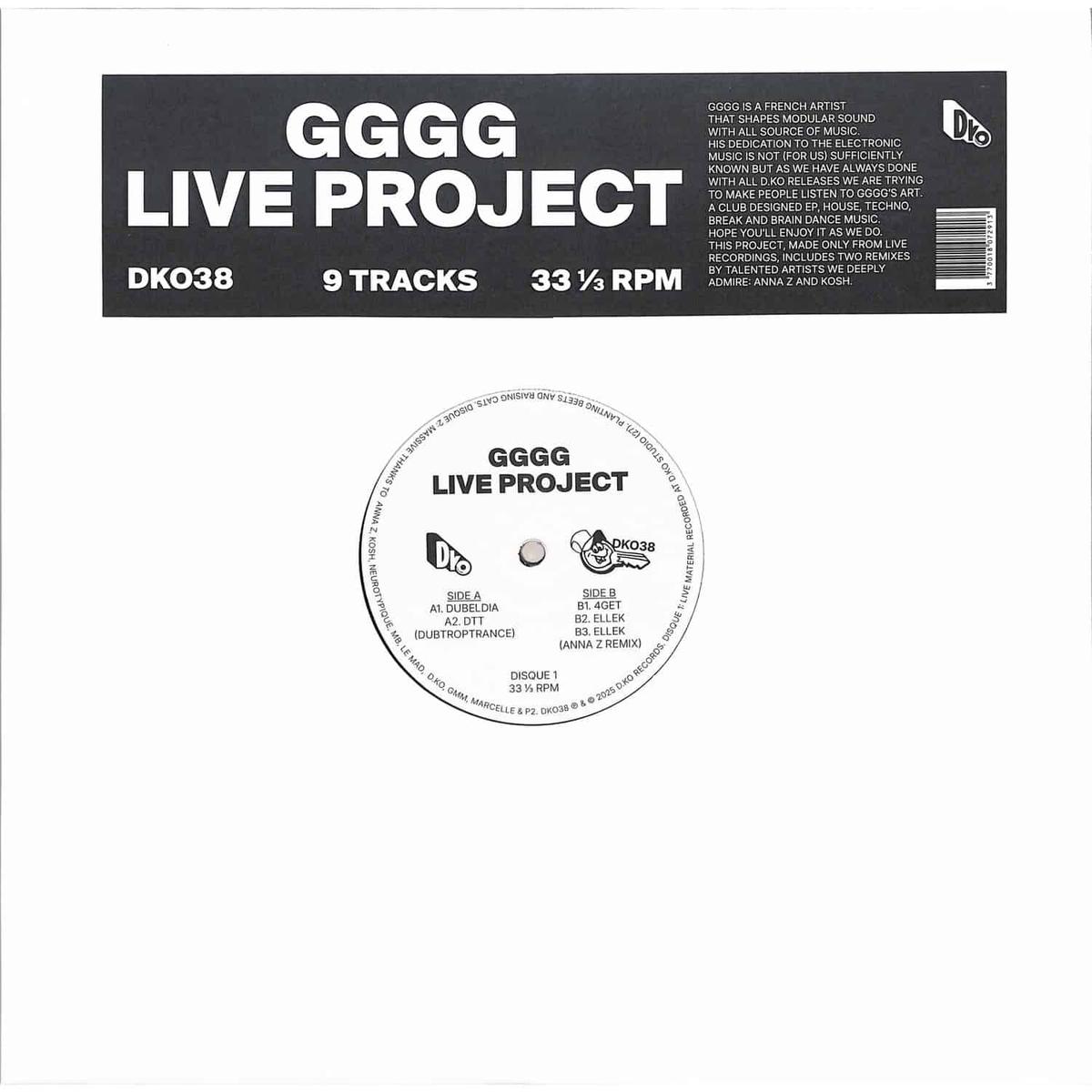 ANNA Z, GGGG, KOSH LIVE PROJECT