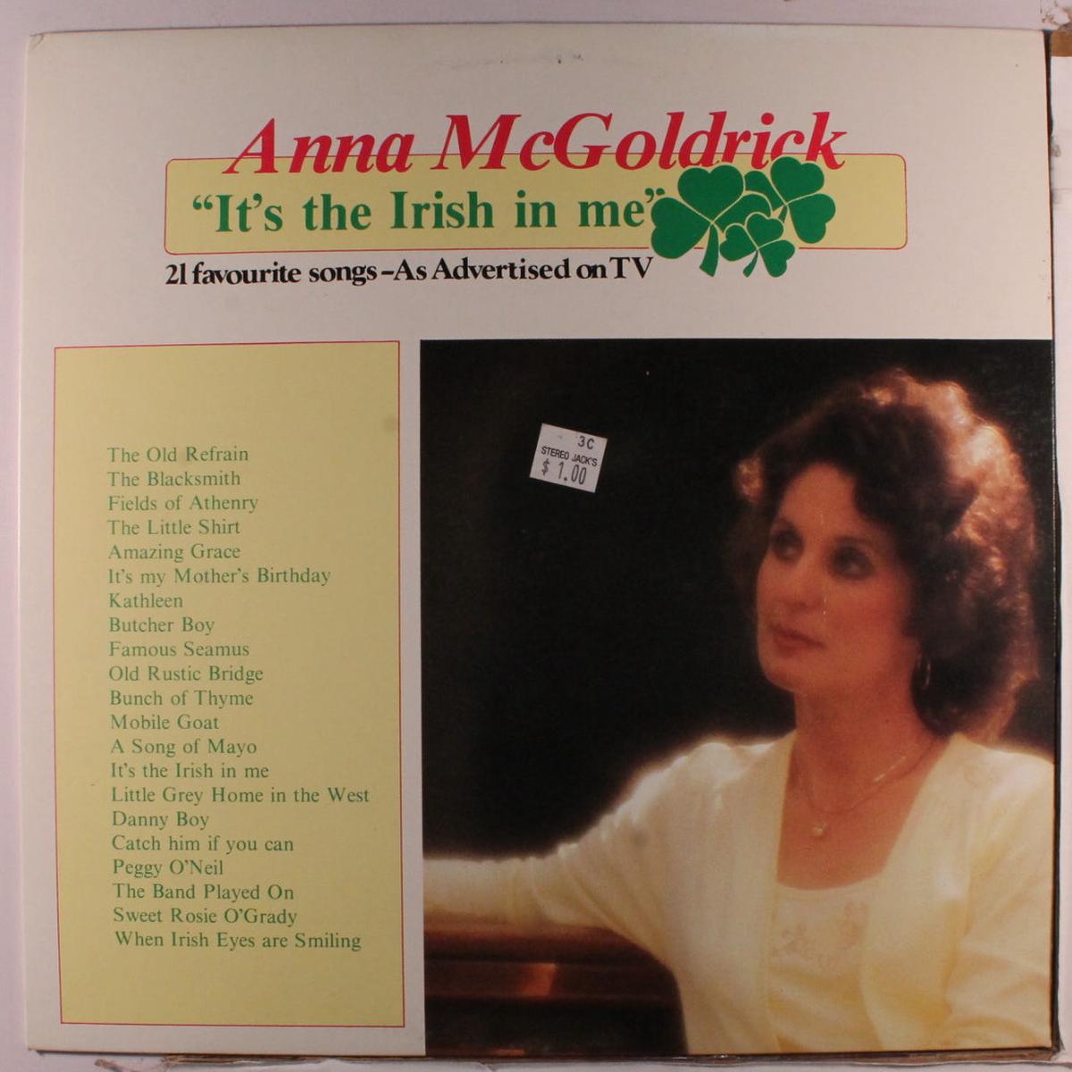 Anna McGoldrick  It's The Irish In Me- 1985 Celtic (vinyl)