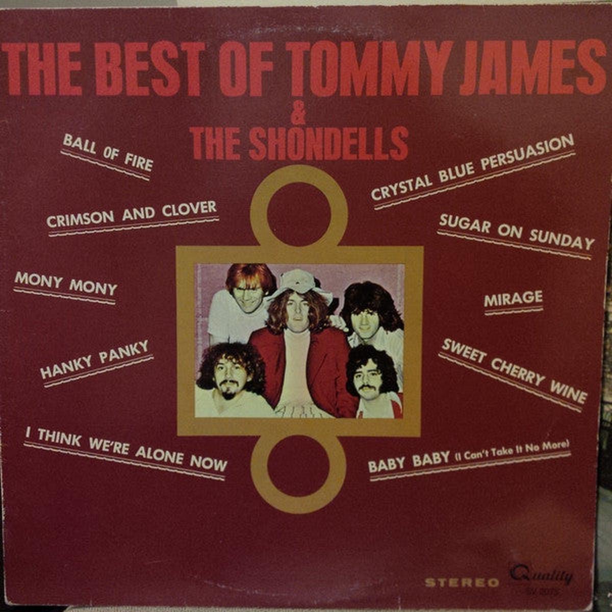 Tommy James & The Shondells  The Best Of Tommy James And The Shondells - 1981-Rock (Vinyl)