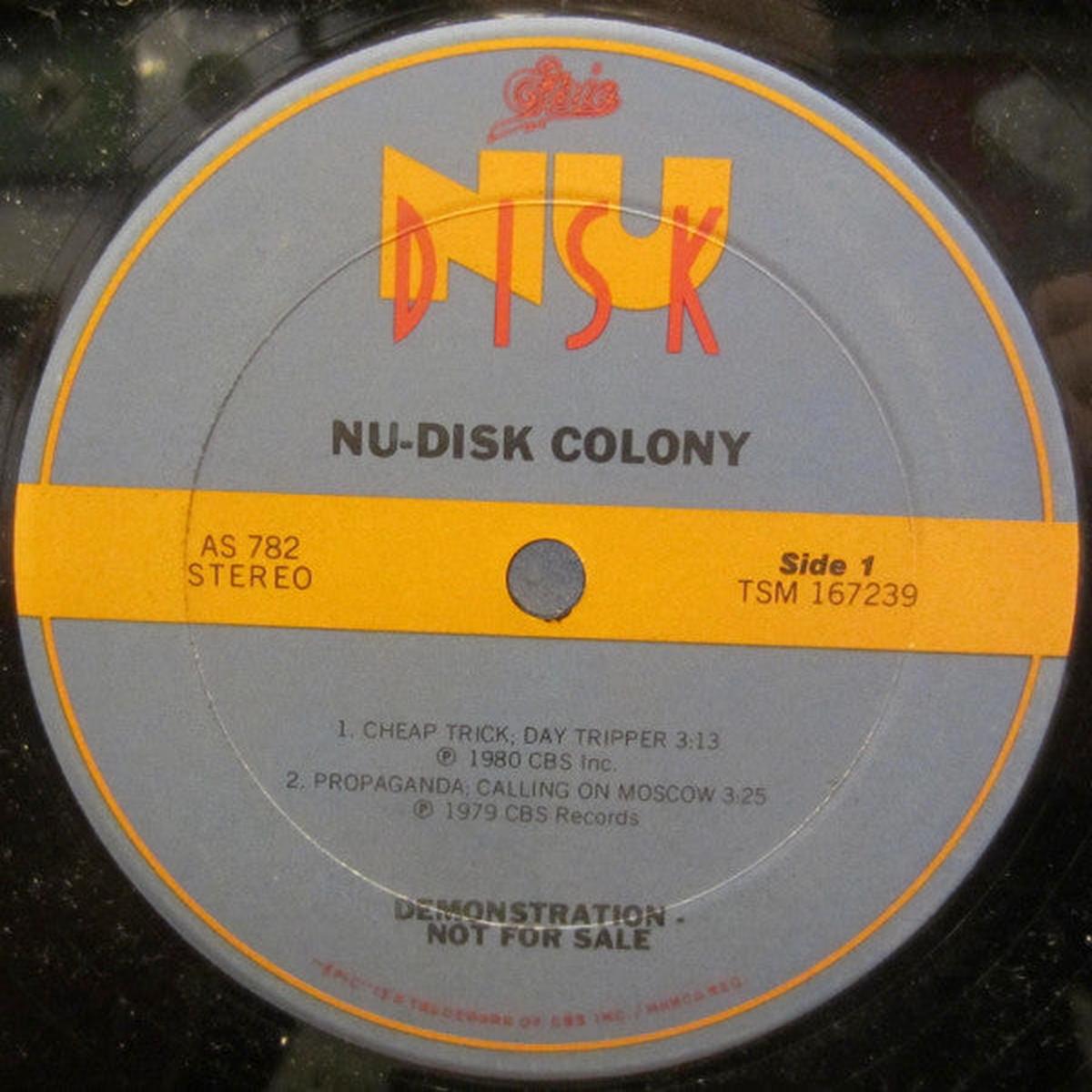 Various Nu-Disk Colony- 1980- 10" Promo - Power Pop, New Wave, Pop Rock (Rare Vinyl)