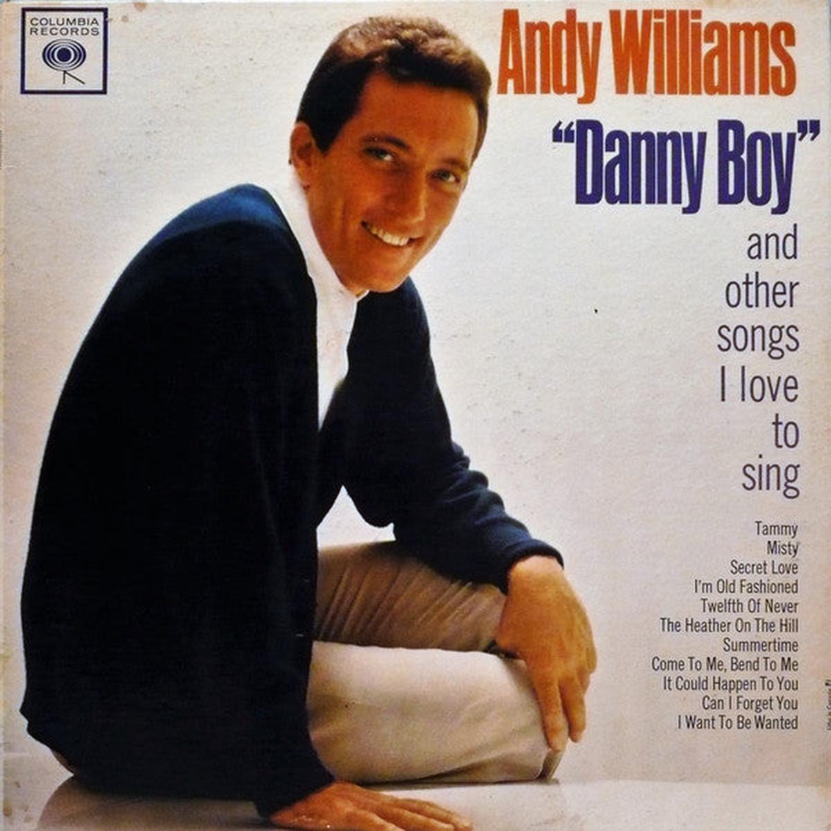 Andy Williams  "Danny Boy" And Other Songs I Love To Sing -1962-Jazz (vinyl)