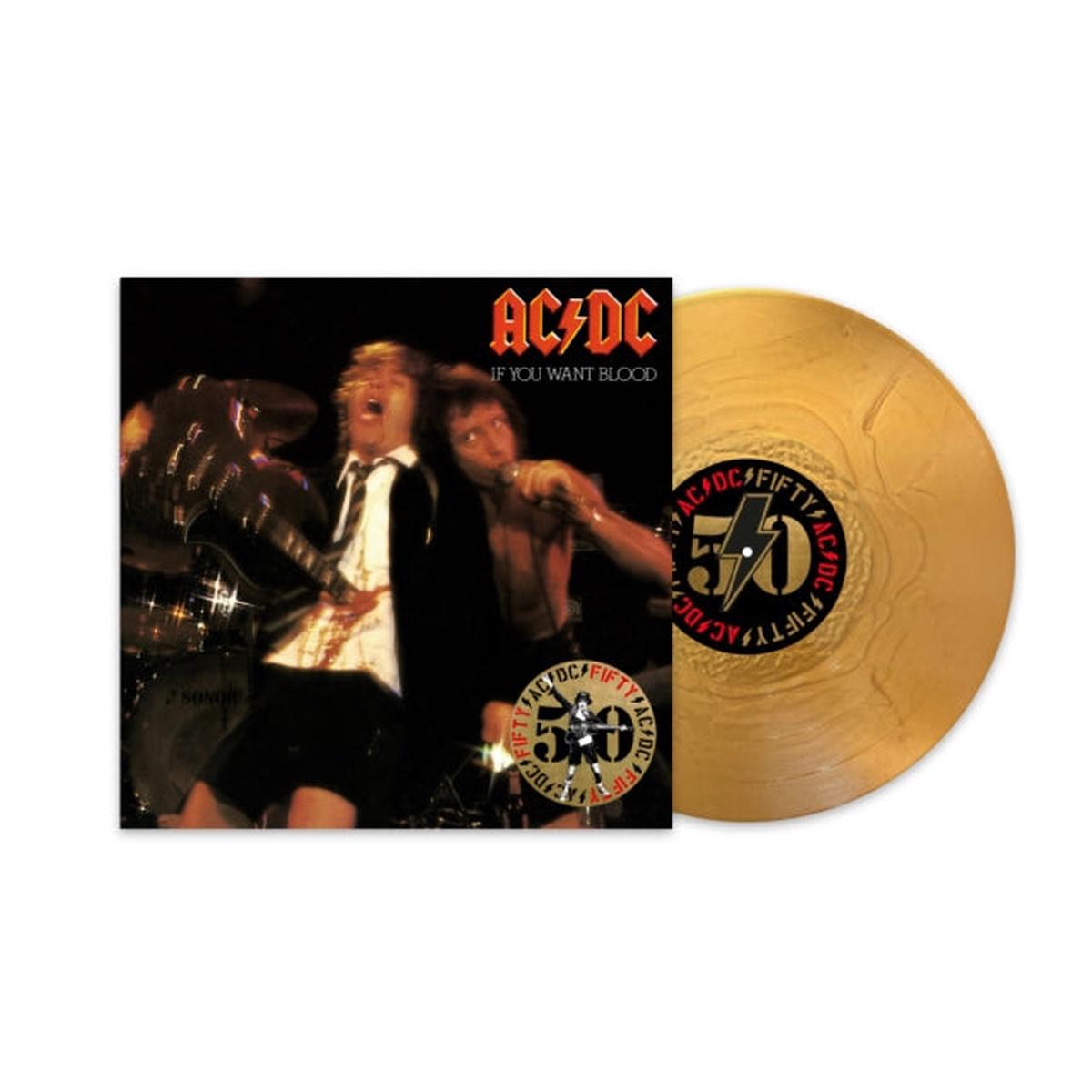 AC/DC - If You Want Blood, You've Got It (50th Anniversary Gold Vinyl) - Vinyl