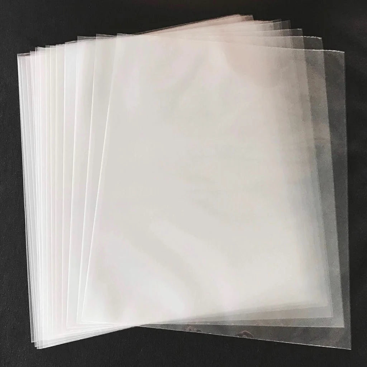 100 Pack Archival Poly Outer Sleeves 3mil | Fits Single, Doubles & most Triple LPs