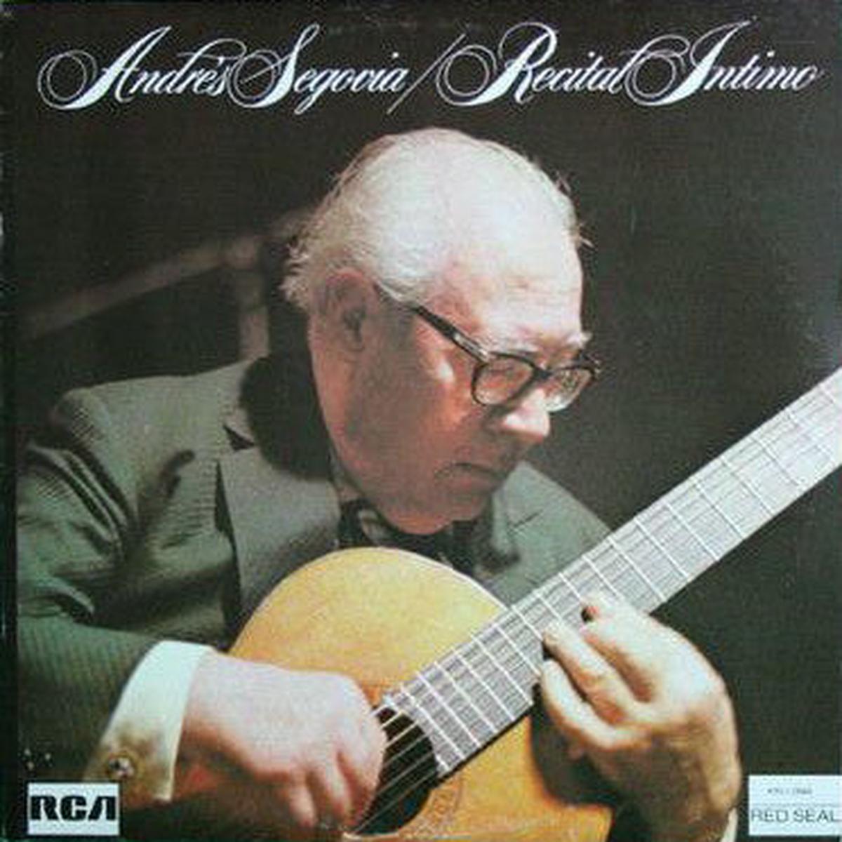 Andrs Segovia Recital Intimo - 1974 Spanish Classical Guitar (Vinyl)