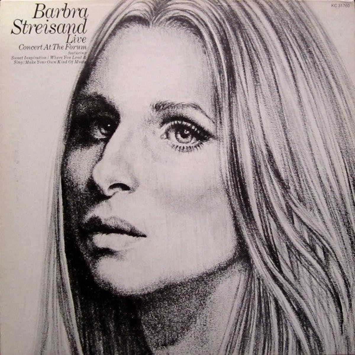 Barbra Streisand Live Concert At The Forum - gatefold - Jazz, Rock, Pop 1972 ( New Sealed)