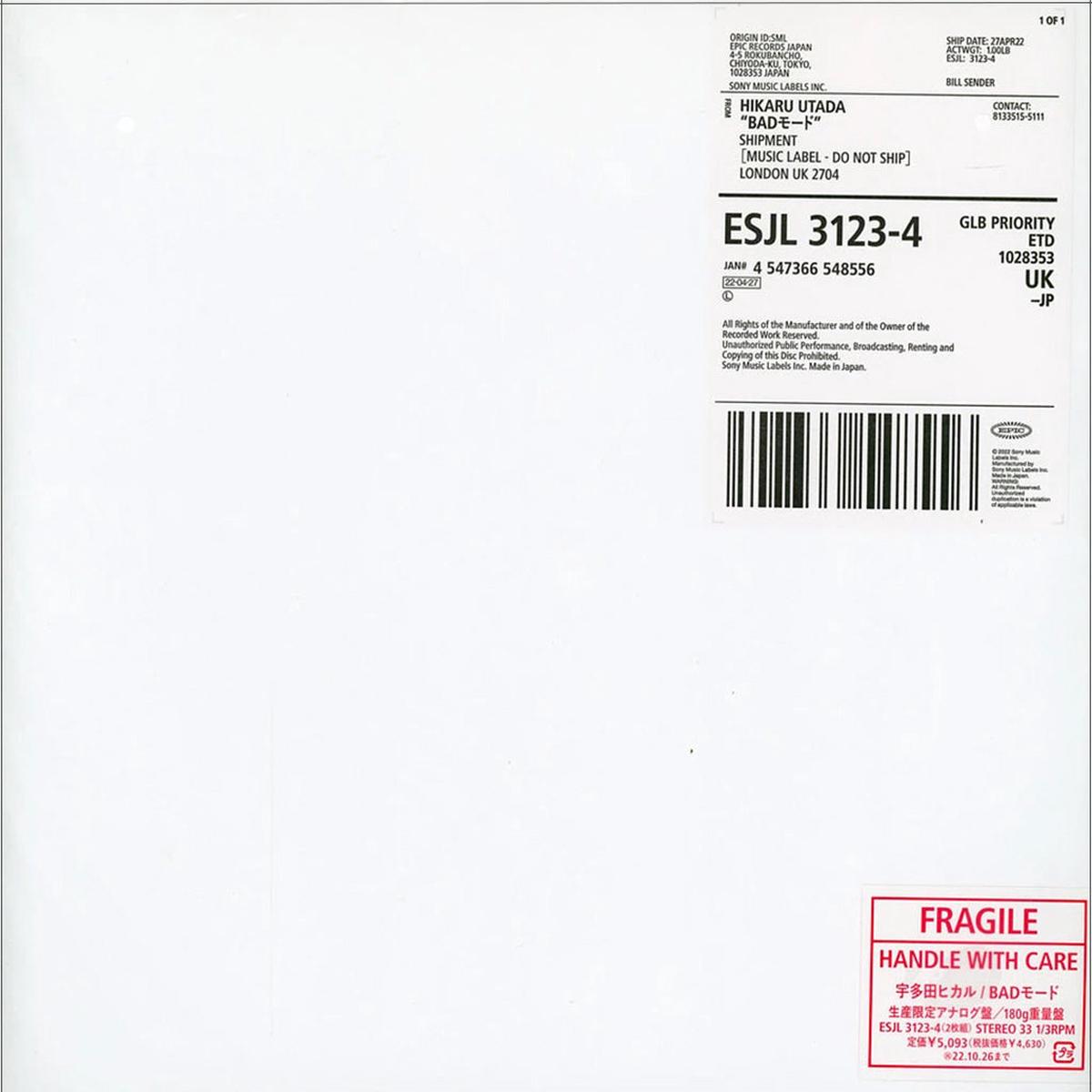 BAD Mode - Hikaru Utada (Vinyl) (PSP)