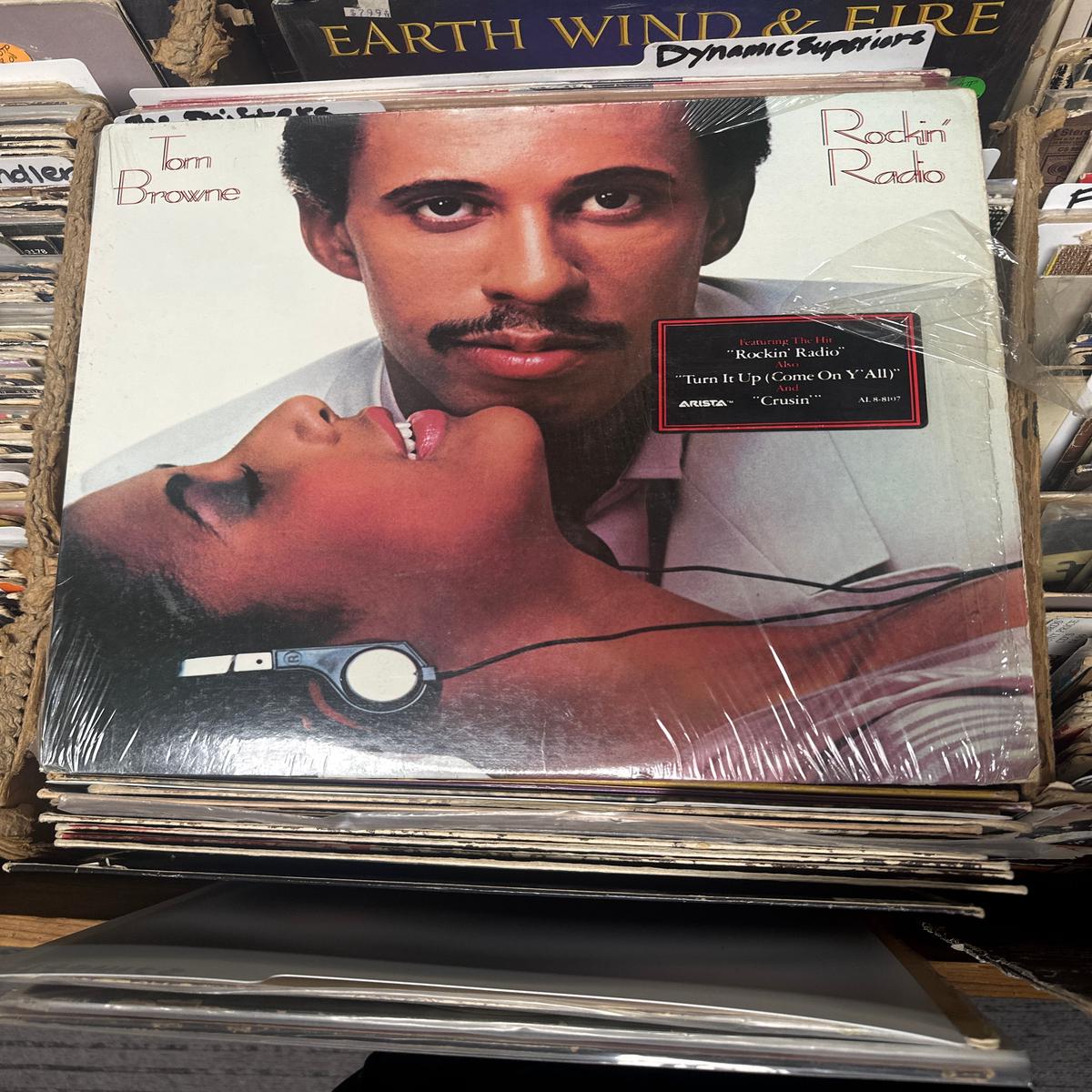 Tom Browne  Rockin' Radio Vinyl LP AL8-8107 VG+/VG+
