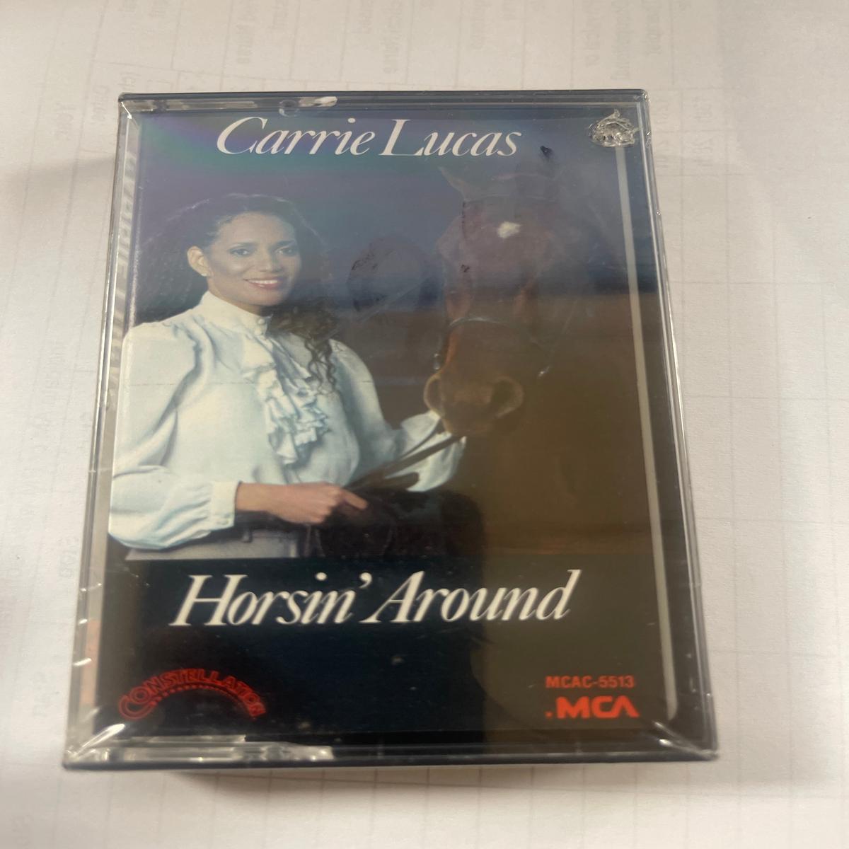 Carrie Lucas  Horsin' Around Cassette MCAC-5513