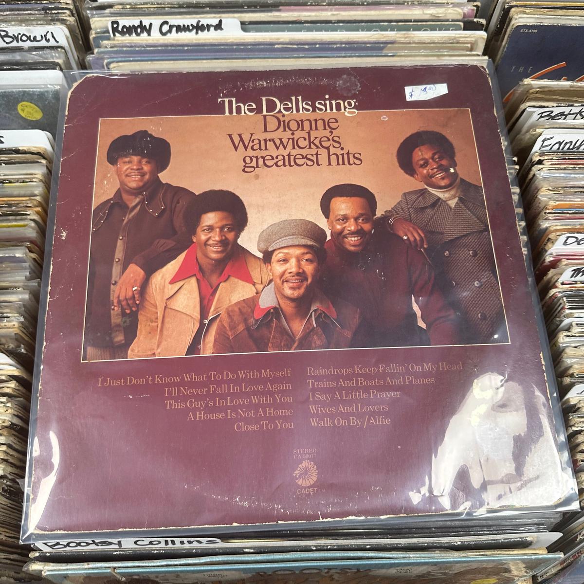 The Dells - The Dells Sing Dionne Warwicke's Greatest Hits Vinyl LP VG+/G