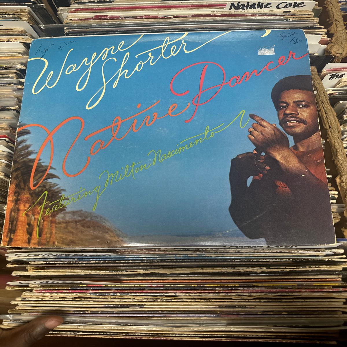 Wayne Shorter Featuring Milton Nascimento  Native Dancer Vinyl LP PC 33418 VG+/VG+