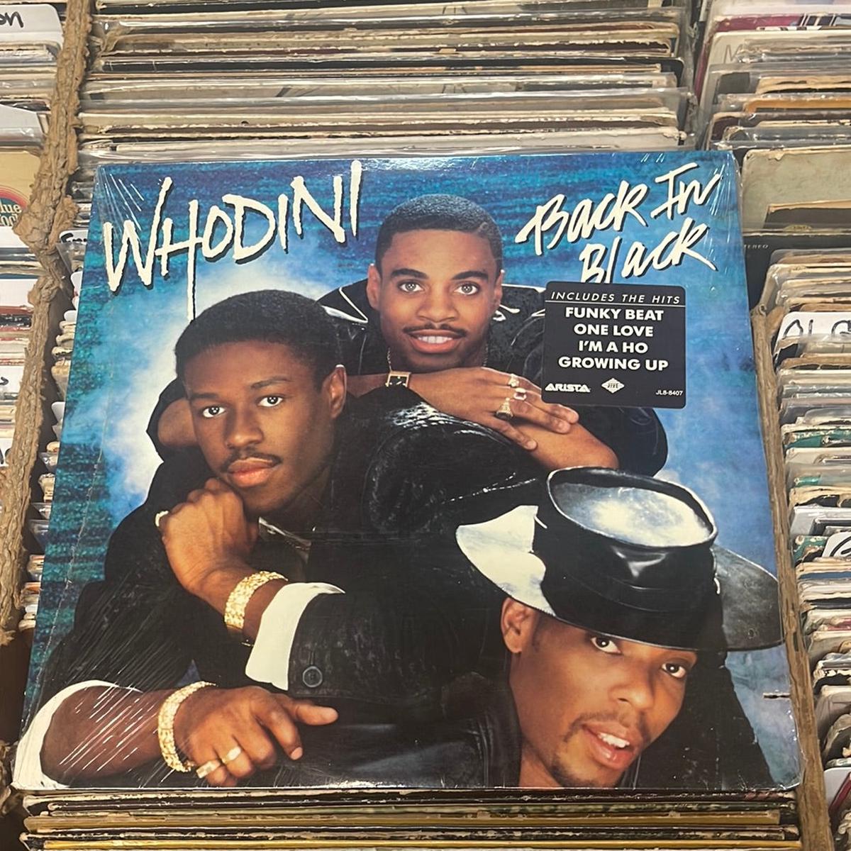 Whodini  Back In Black Vinyl Lp JL8-8407