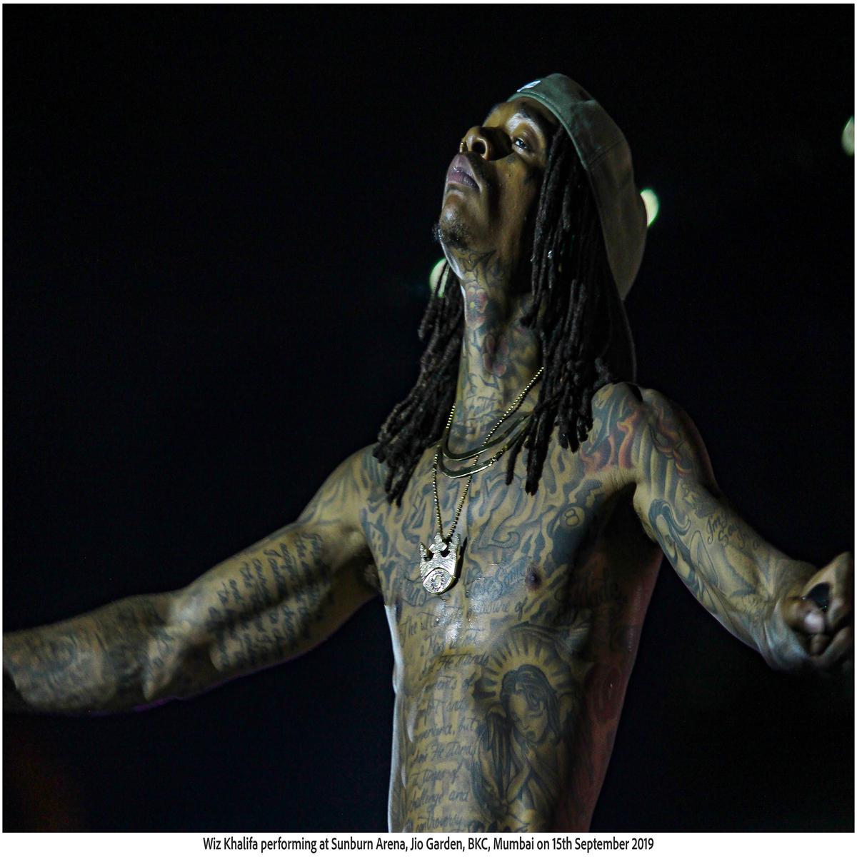 Wiz Khalifa performing at Sunburn Arena, Jio Garden, BKC, Mumbai on 15th September 2019 (Photo Frame)