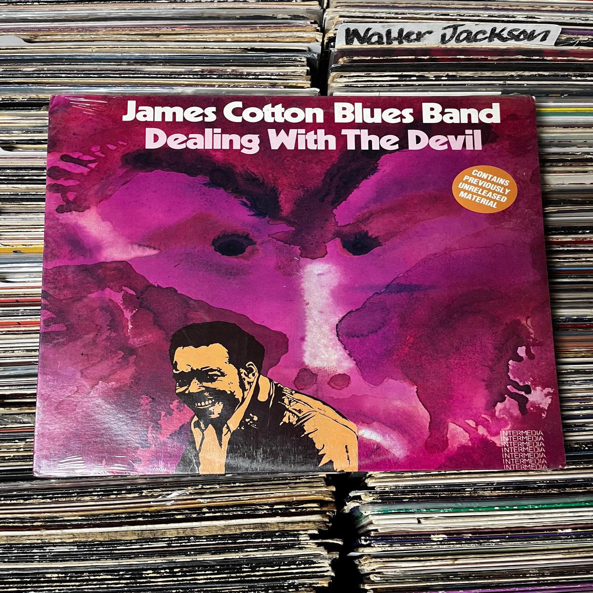 The James Cotton Blues Band  Dealing With The Devil Vinyl Lp